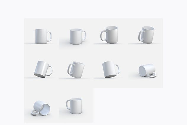 图案印花马克杯样机模板v2 Mug MockUp vol.2插图(7)