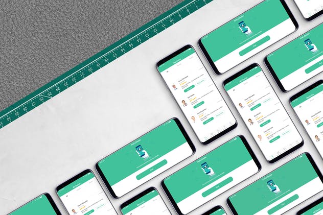 三星智能手机S9应用程序演示设备样机 S9 Mockup插图(5)
