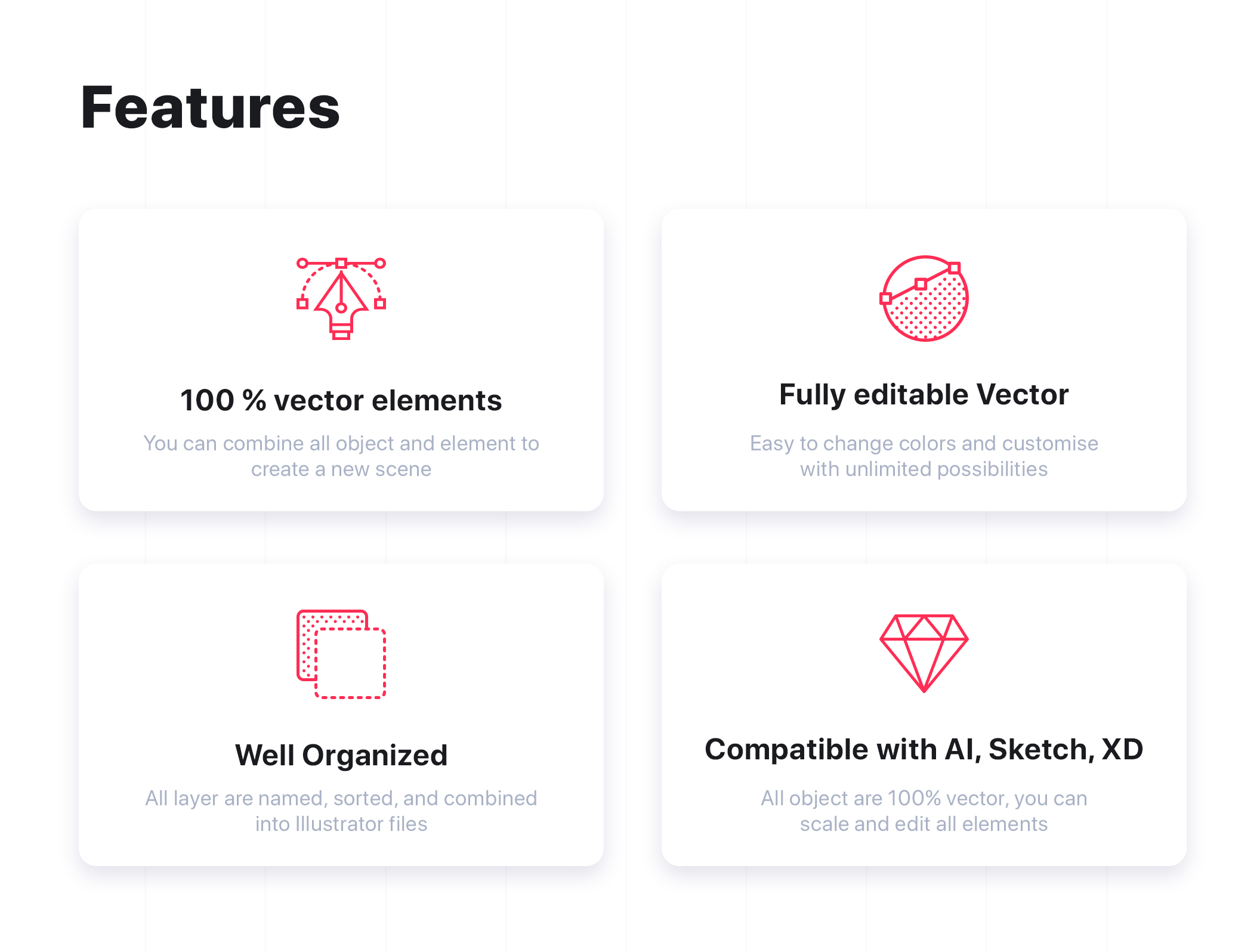 素材库下午茶：医院和医疗保健场景矢量插画素材插图(1)