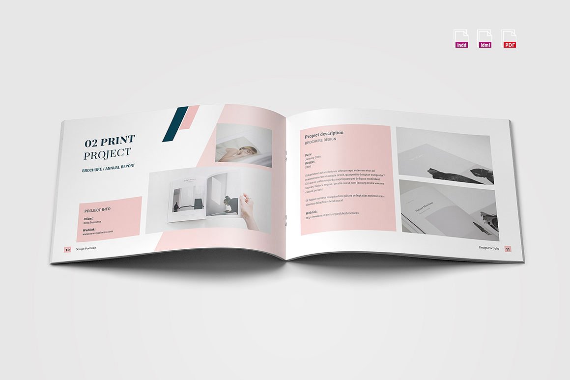 24P高端优雅的手册画册楼书设计模板插图(5)