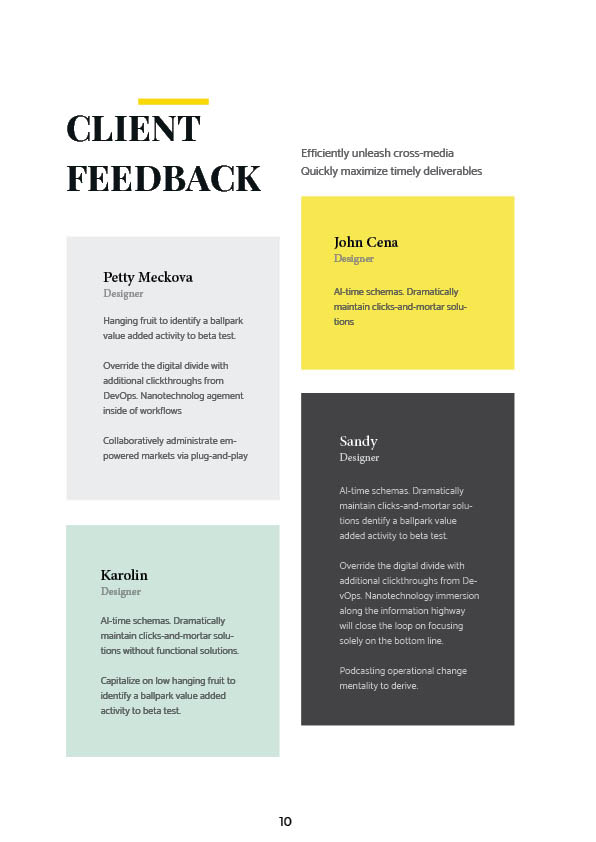 时尚简约多用途的公司业务手册画册楼书杂志设计模板（indd）插图(12)