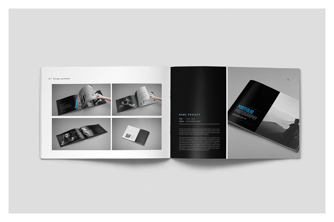 设计感强的多用途平面画册组合模板插图(8)