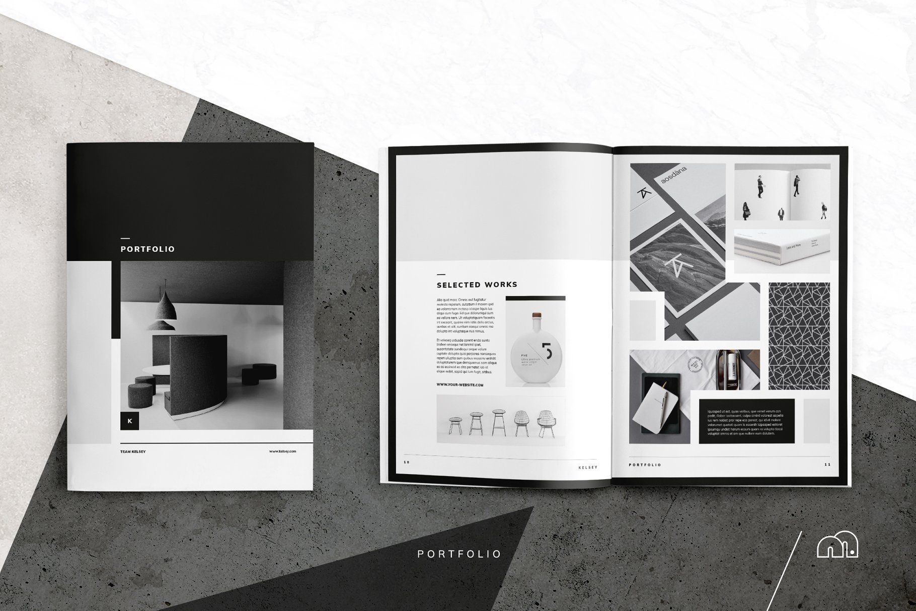 一套完美的简约项目提案模板 Kelsey – Pitch Pack插图(7)