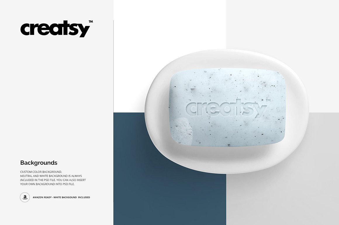 日用快消品肥皂样机模板 Soap Mockup Set插图(3)