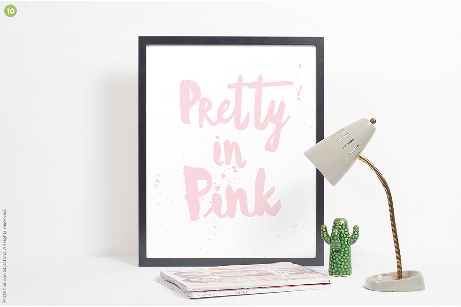 10款不同相框照片展示样机模板合集 10 picture frame mockups photoshop插图(4)