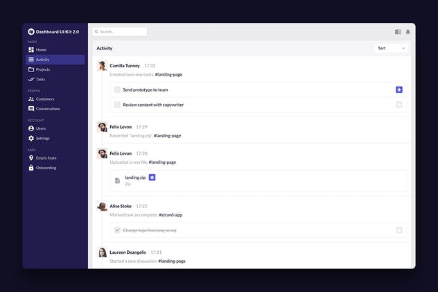 超级数据统计报表UI套件 Dashboard UI Kit 2.0插图(5)