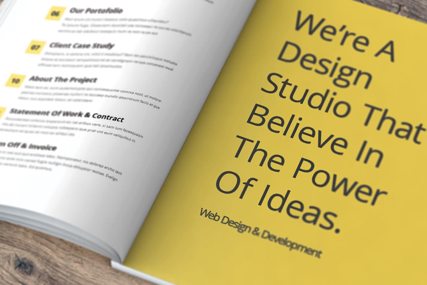 项目规划方案/项目投标书设计模板 Proposal Brochure 6 Colors插图(1)