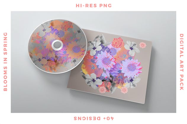 梦幻春天花卉图案纹理合集 Blooms in Spring插图(8)