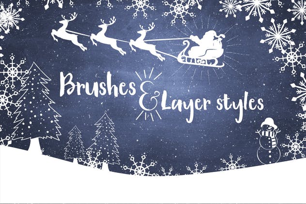 圣诞节元素装饰图案叠层素材 Christmas Overlays Creator插图(4)