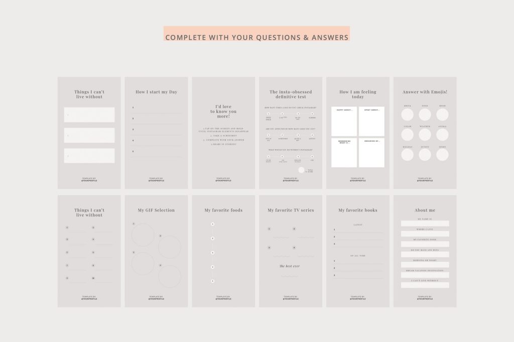 素材库下午茶：一组手绘风问答UI原型模版打包下载[psd]插图(3)