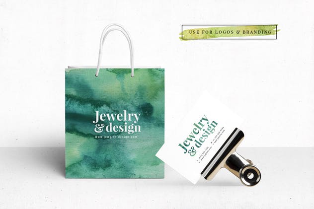 30款彩色水彩纹理背景素材合集 Colorful Watercolor texture backgrounds插图(3)