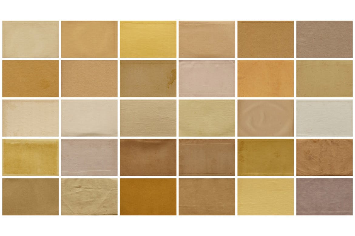 30款复古纸张肌理纹理超高清分辨率素材库精选背景包 30 Vintage Paper Textures插图(1)