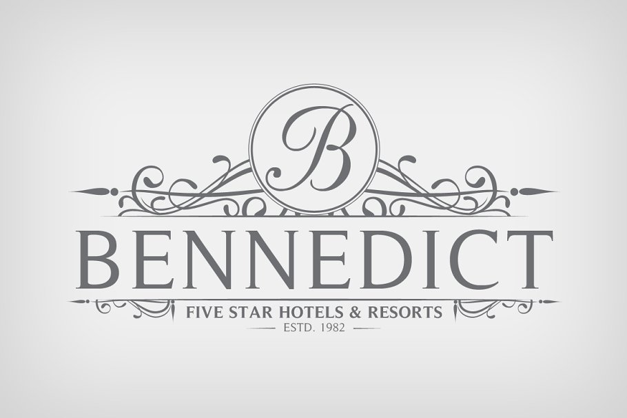 经典纹章Logo模板Vol.4  Heraldic Crest Logos Vol.4插图(3)