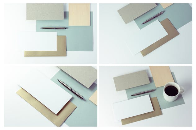 极简DL传单/邀请函设计样机模板 DL Flyer Mockup Minimal Scene插图(6)