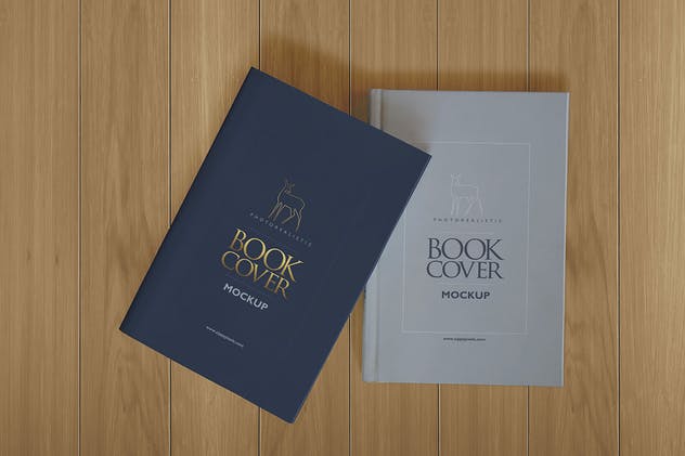 精装硬封图书外观＆内页版式设计样机 Hardcover Book Mock-Ups插图(5)