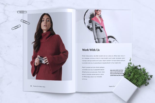 时尚服饰产品目录设计时尚杂志设计模板 CLEOPATRA Lookbook Magazine Fashion插图(13)