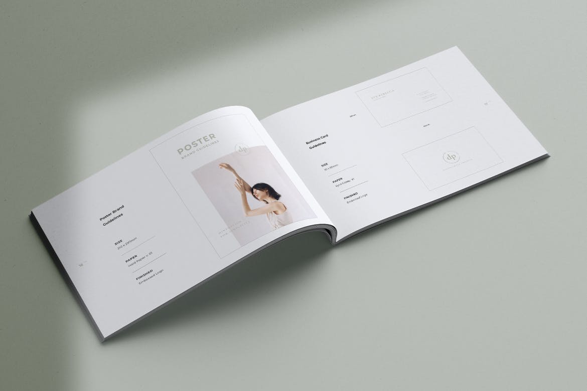 极简版式品牌VI手册设计模板 PAKEAN / Minimal Brand Guidelines插图(8)