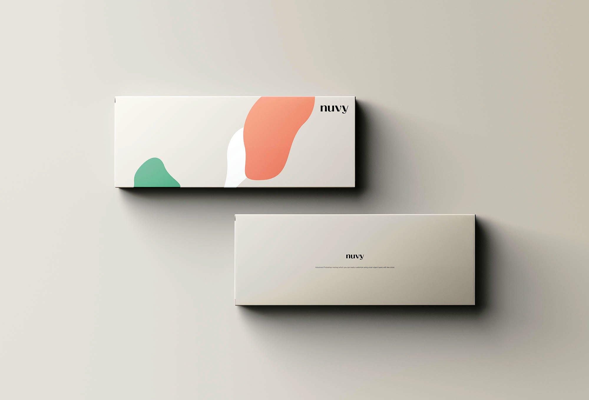 高档礼品矩形包装盒外观设计效果图素材库精选 Rectangular Box Mockup插图(4)