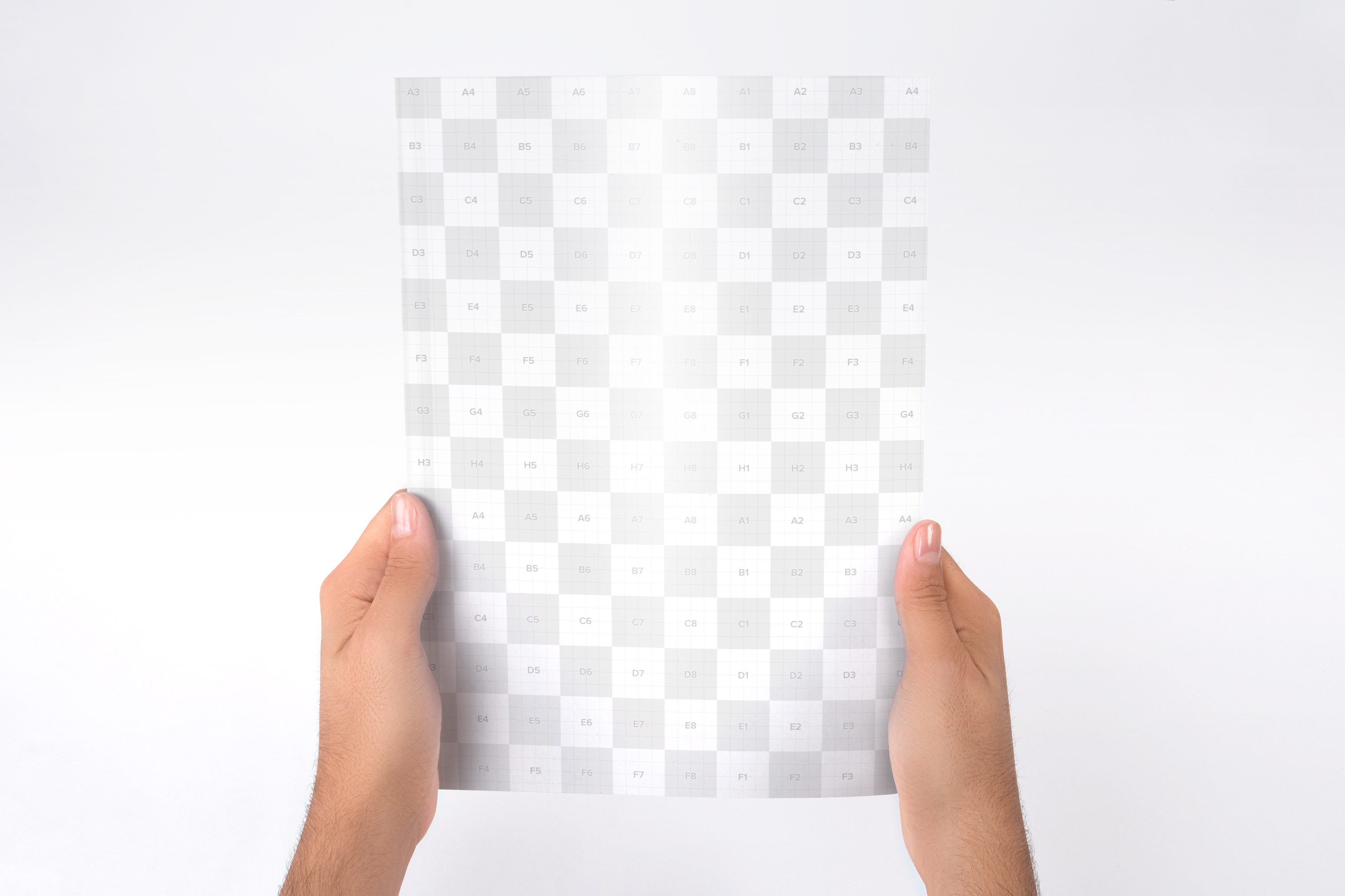 手持杂志场景A4杂志封面设计样机 Holding Closed A4 Magazine Mockup插图(2)