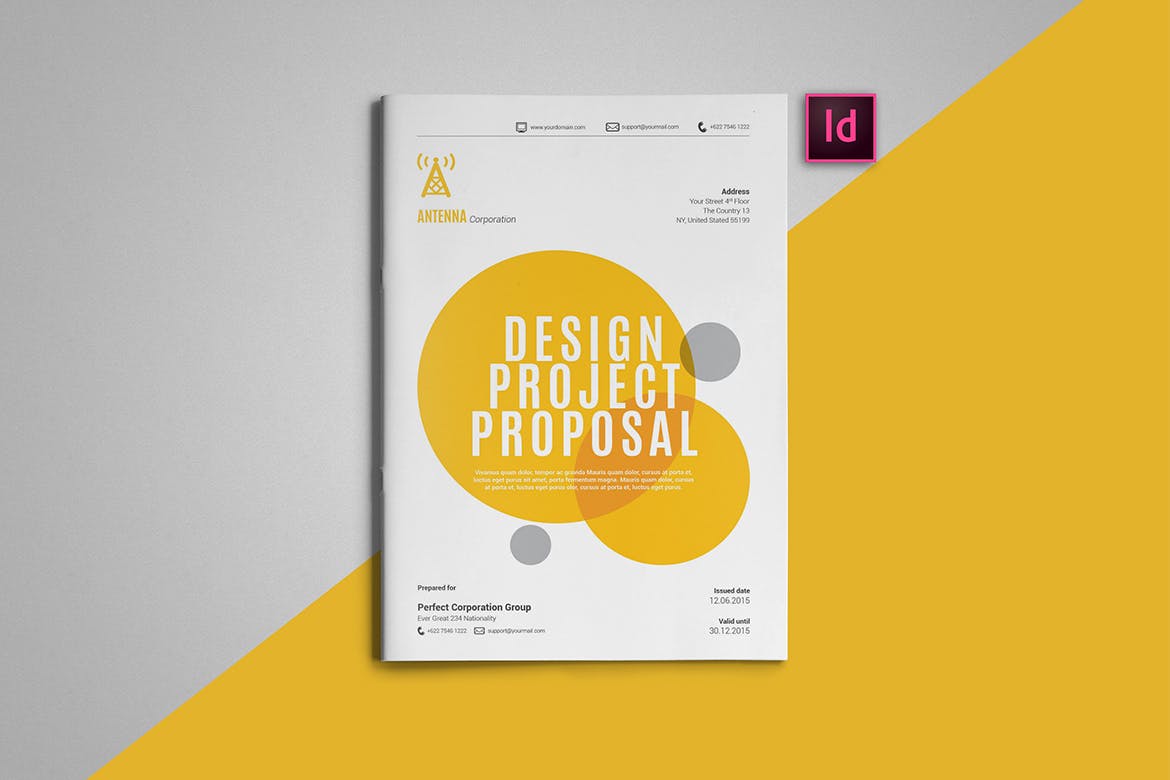 2019年优秀公司投标标书设计模板 Indesign Proposal Template插图