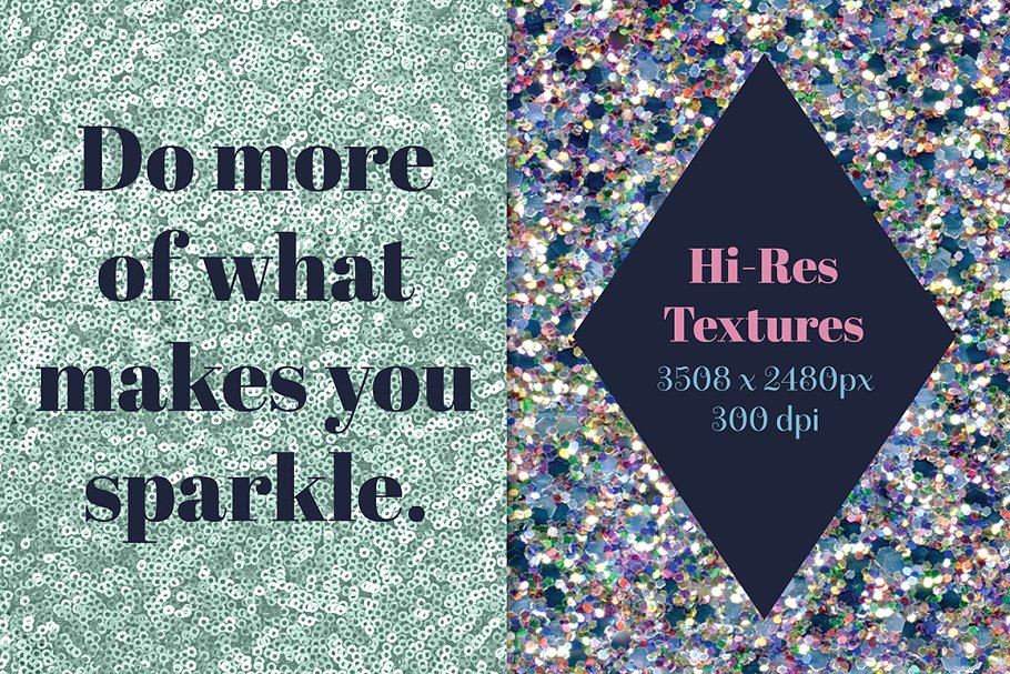 耀眼闪粉无缝纹理 Seamless Glitter Textures插图(5)