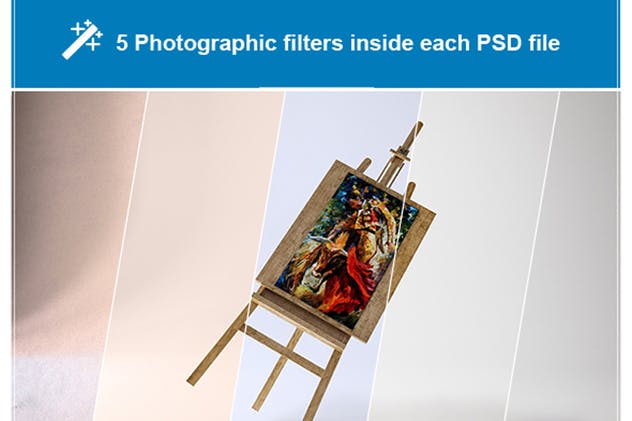 油画艺术作品展示样机 Art Canvas in studio插图(6)