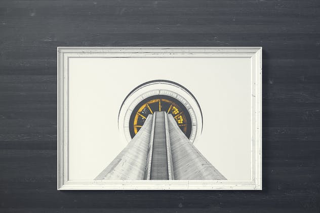 墙壁橱窗涂料艺术品样机套装V1 Frame Artwork Mockup Set 1插图(4)