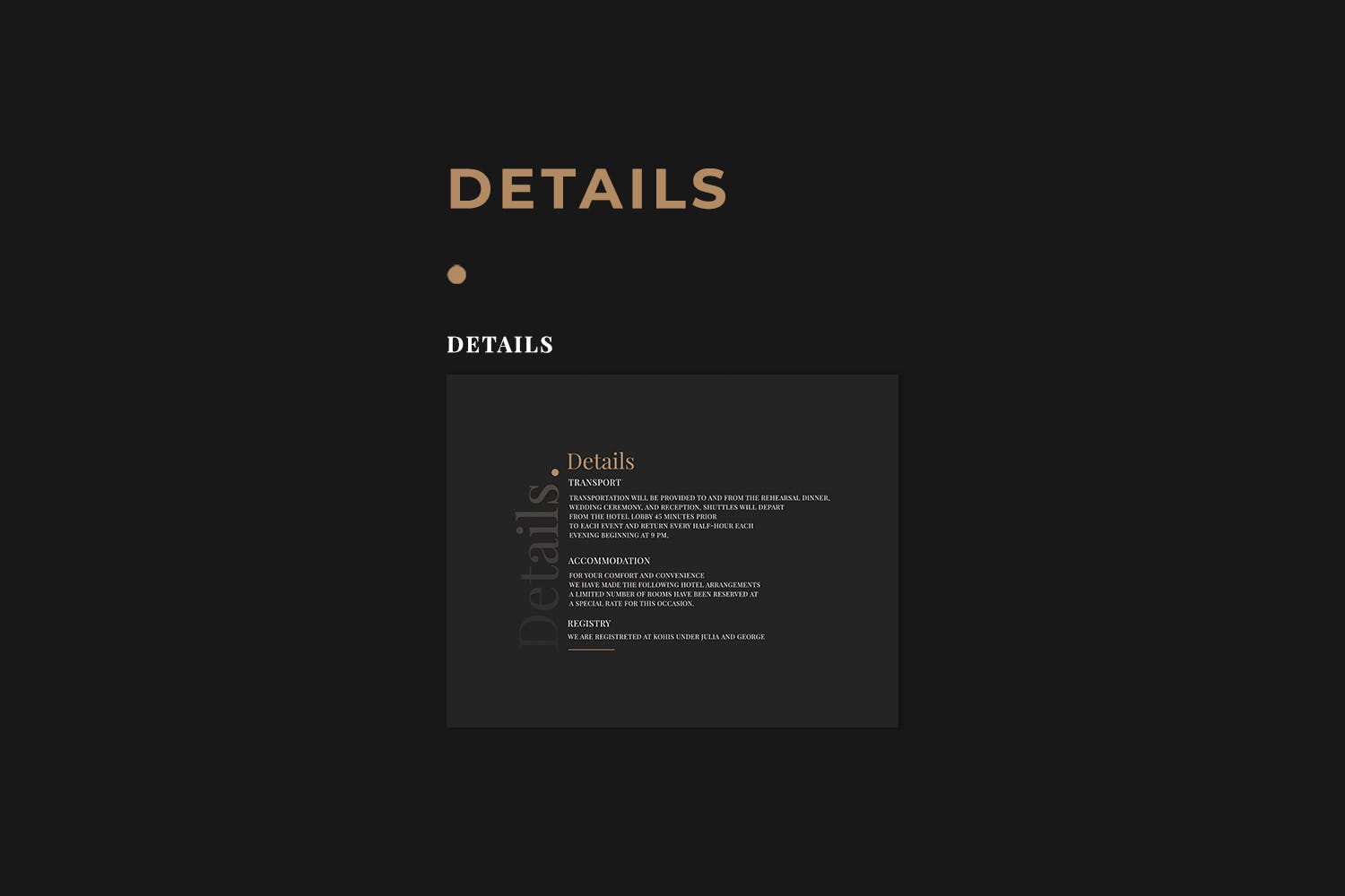 高端酷黑设计风格婚礼邀请设计套件 Wedding Invitation Suite – ELSEY插图(4)