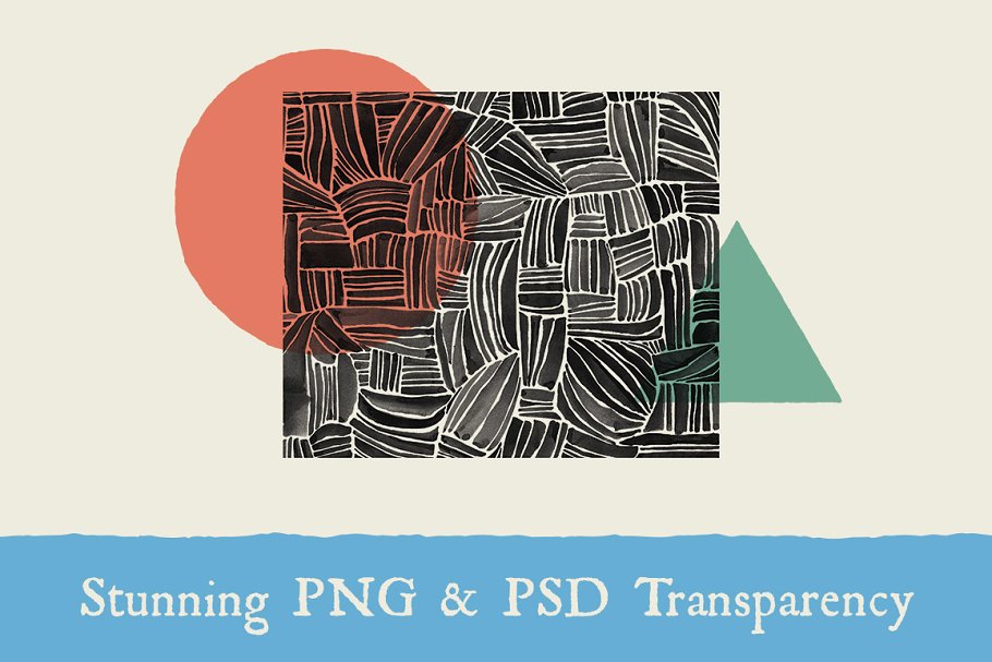 手绘水彩图案纹理合集 Hand Painted Watercolor Textures插图(3)