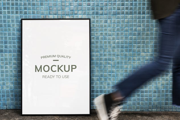 装饰框架相框画框样机模板 Decorative frame displays Mockup插图(1)