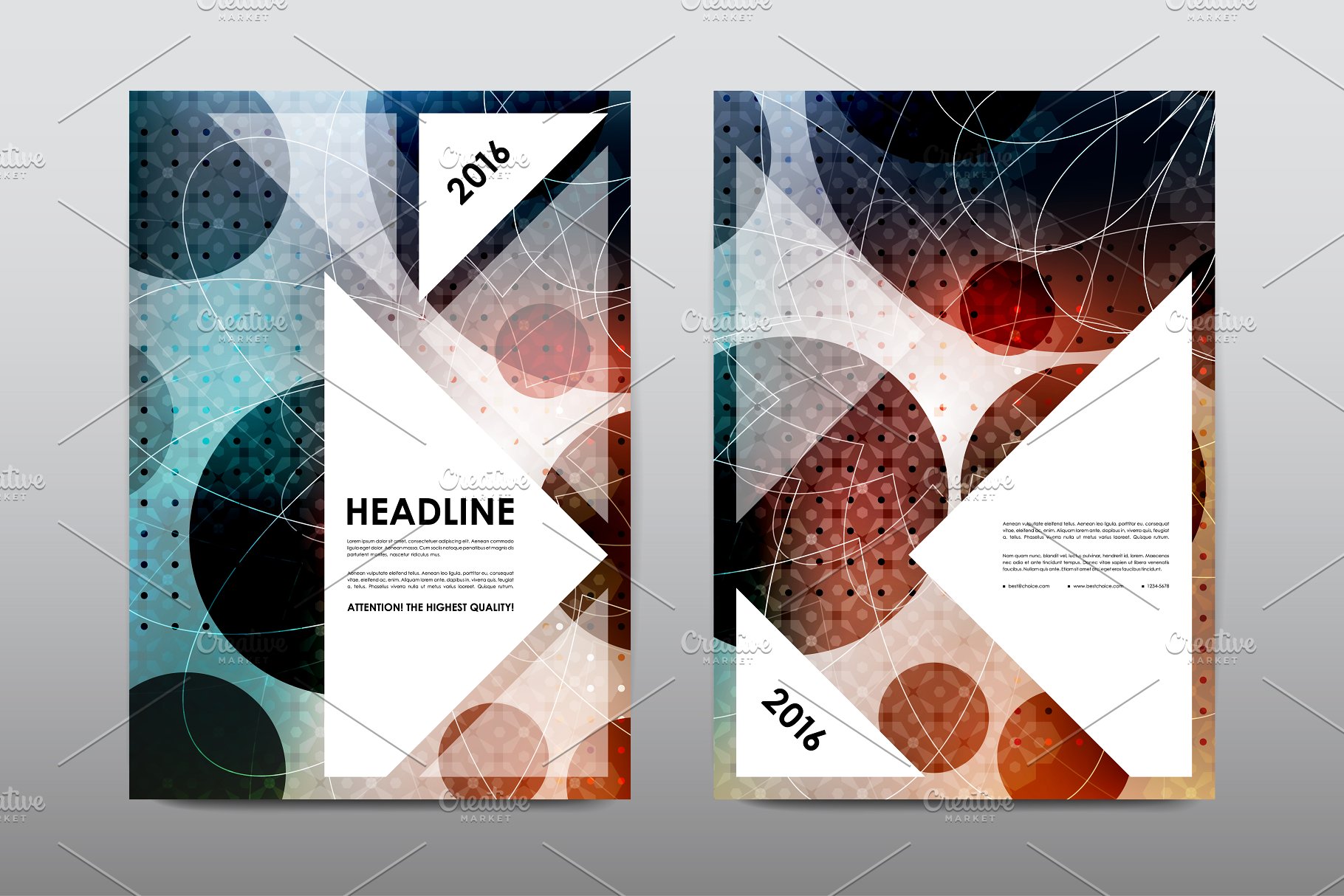 50+企业画册模板合集 50+ Business Brochures Bundle插图(4)