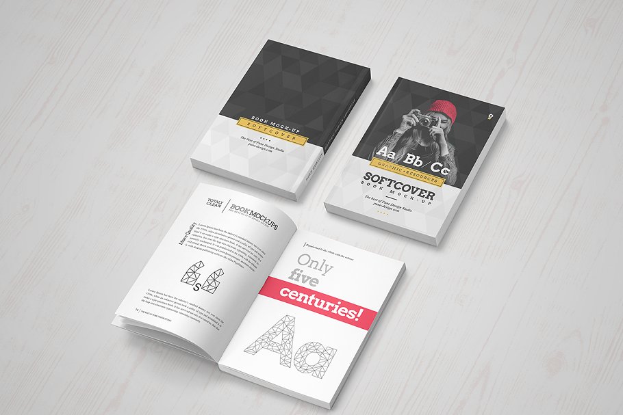 软封面书籍样机 Softcover Edition / Book Mock-Up插图(7)
