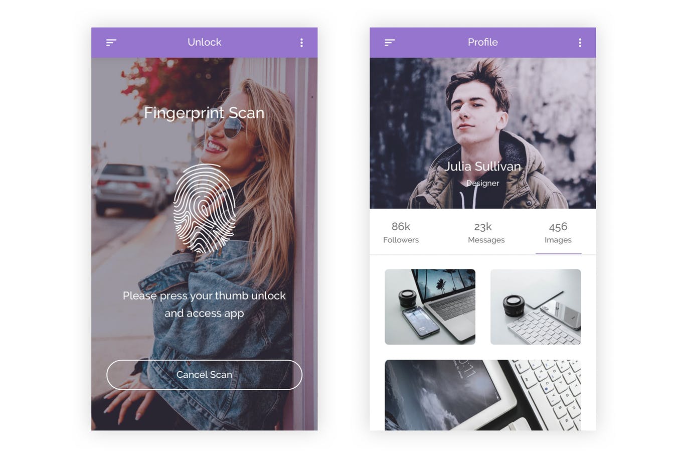 社交聊天&分享APP应用UI设计素材库精选套件 Chatty – Chatting & Sharing App -Adobe Illustrator插图(3)