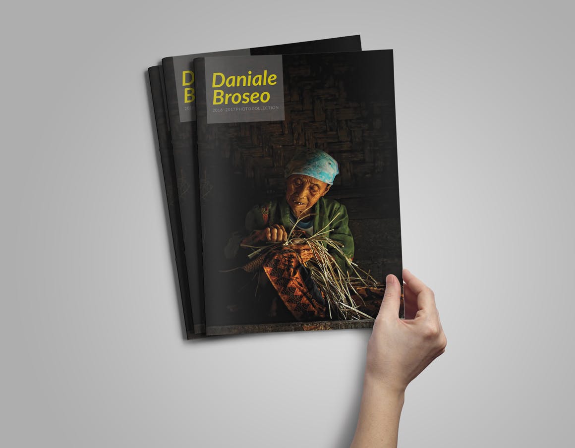 人像摄影艺术作品合集杂志画册设计模板 Photographer Album Portfolio插图(2)