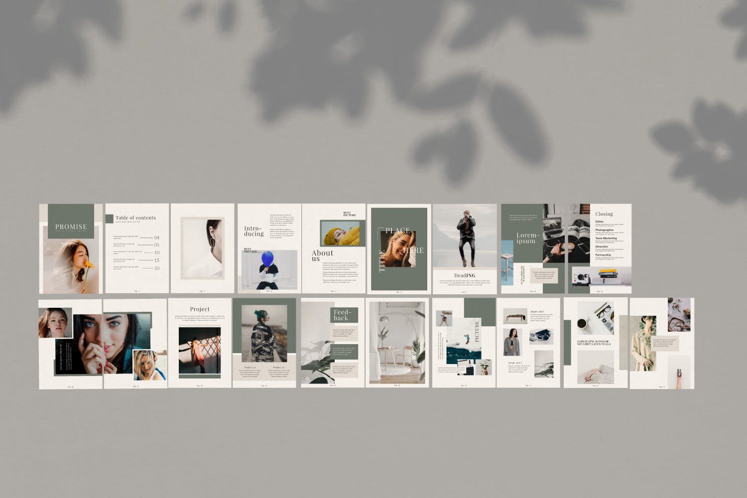 企业产品画册Lookbook版式设计模板 Promise – Lookbook插图(4)