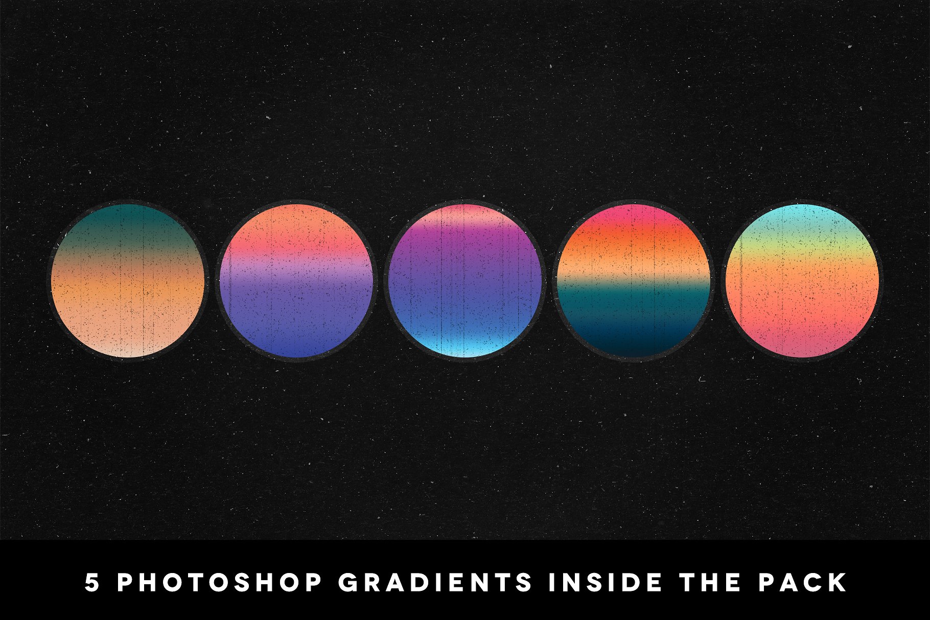 50款七彩渐变抽象线条纹理 50 Gradient Textures Vol. 01插图(2)