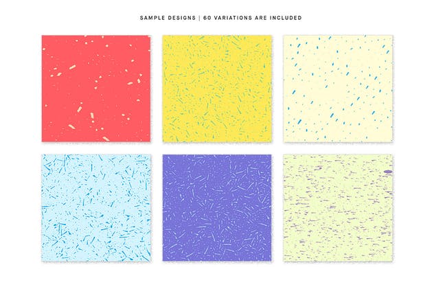 斑点粒子纹理矢量图案合集 Grain Texture Pattern插图(2)