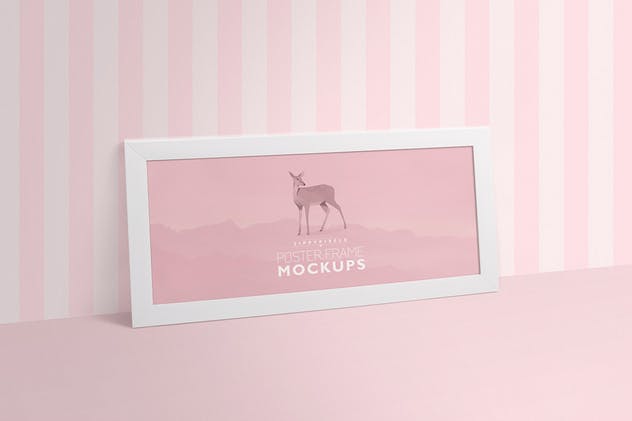 现代简约风室内橱窗艺术框架样机 Gorgeous Frame Mockups插图(7)