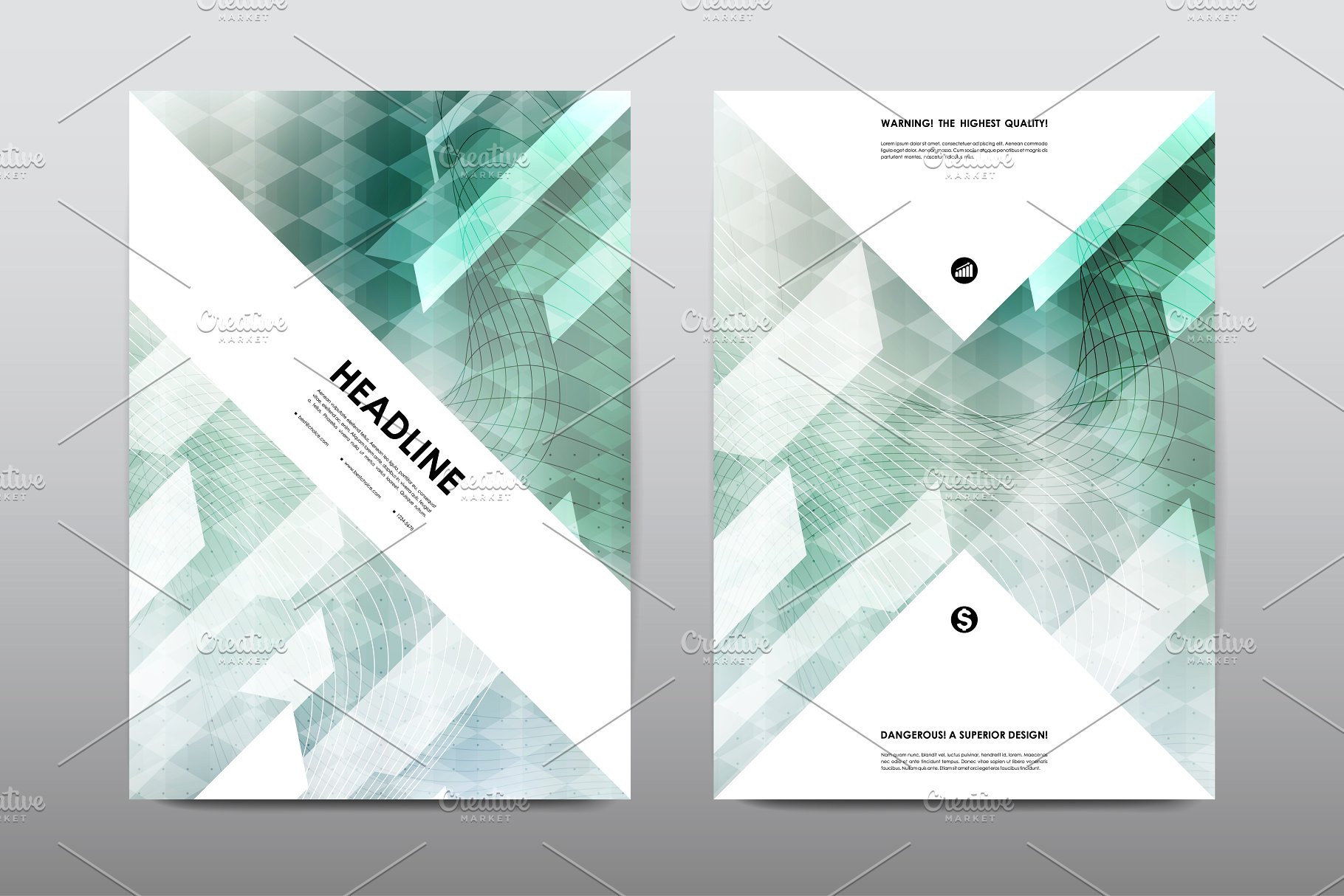 50+企业商业主题宣传小册子模板合集 50+ Business Brochures Bundle插图(14)