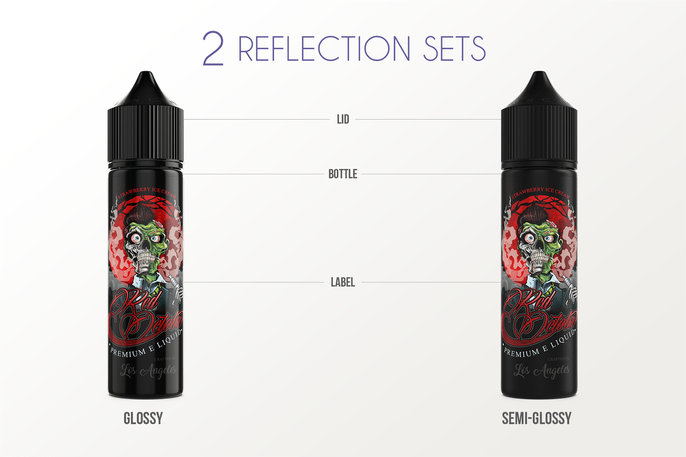 60ml装电子烟烟油瓶外观设计样机模板 eLiquid Bottle Mockup v. 60ml-A插图(3)