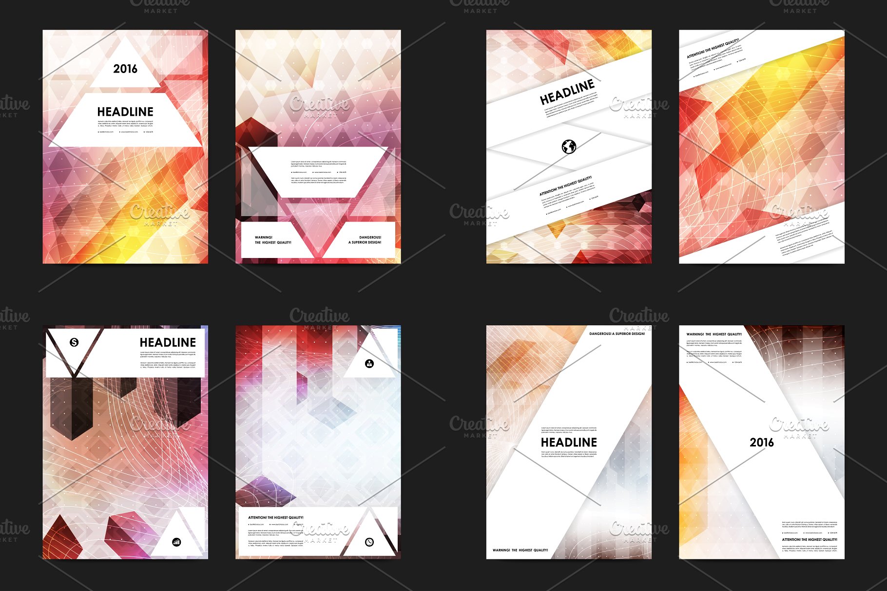 50+商业企业介绍宣传传单模板 50+ Business Flyers Bundle插图(9)