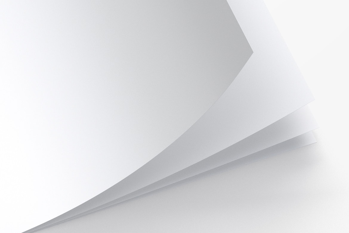 企业品牌宣传册设计翻页效果样机模板02 Thin Booklet Mockup 02插图(3)