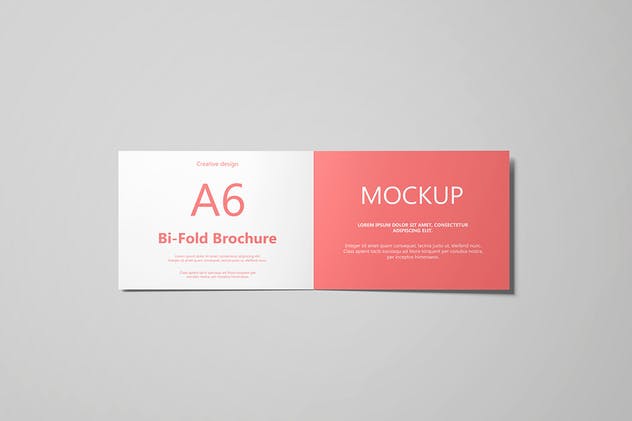 A6横向贺卡/邀请函样机套装V.2 A6 Landscape Greeting Card Invitation Mockup Set 2插图(10)