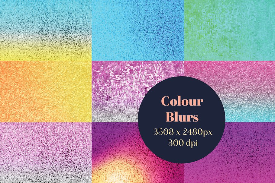 耀眼闪粉无缝纹理 Seamless Glitter Textures插图(2)