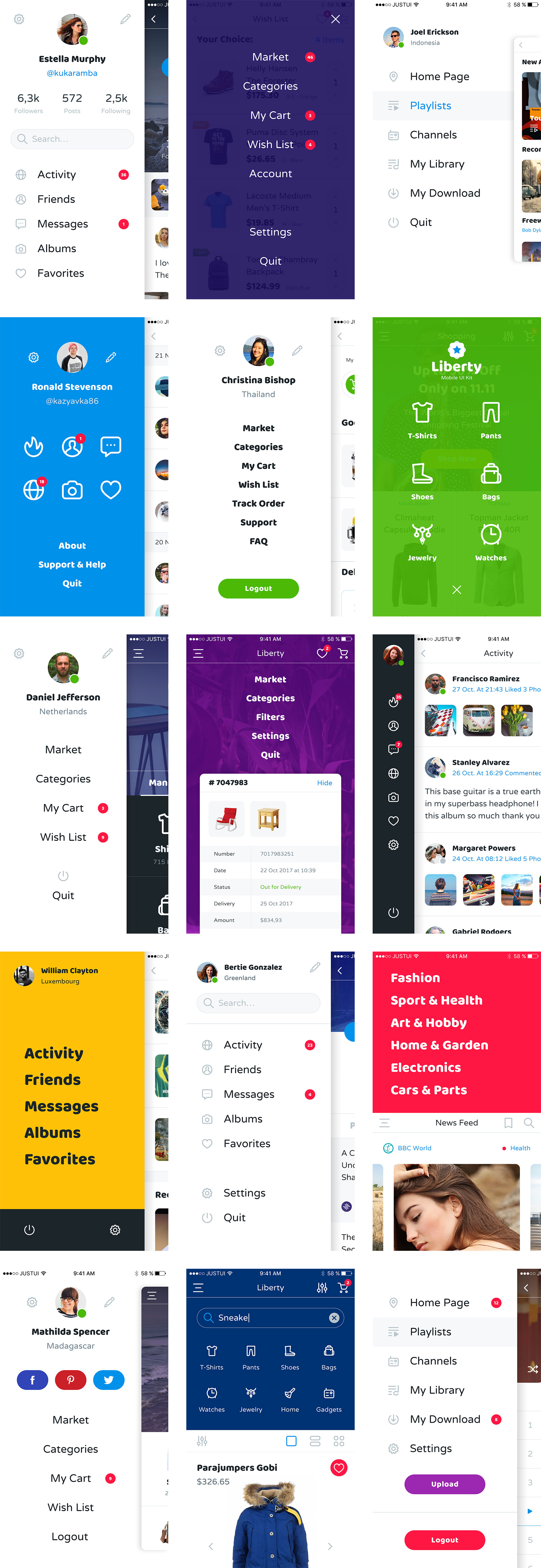 Liberty 菜单界面