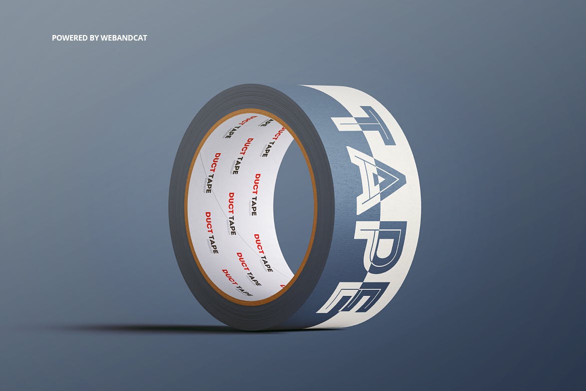纸胶带外观图案设计样机 Paper Duct Tape Mockup插图(6)