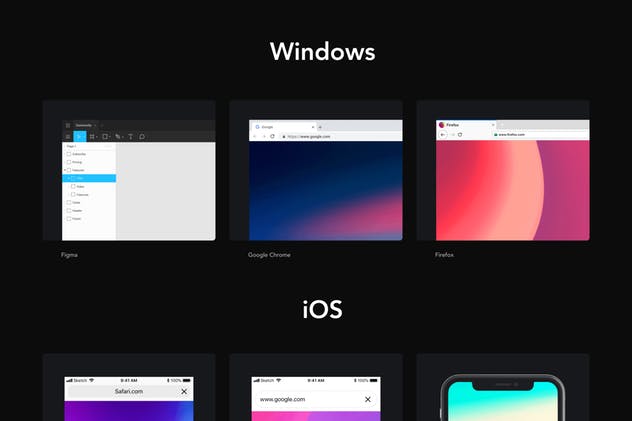 超实用跨平台设备设计演示框架样机合集 Frrames Mockups插图(3)