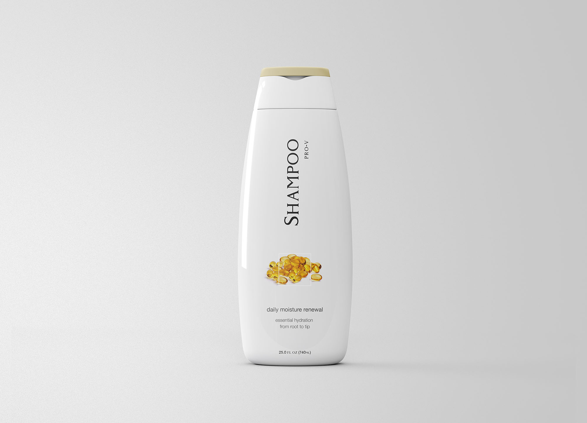 洗发水瓶塑料瓶包装外观设计PSD样机模板 PSD Shampoo Mockup插图