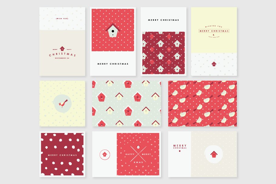 圣诞节主题设计项目素材库 Christmas Graphics Bundle插图(6)