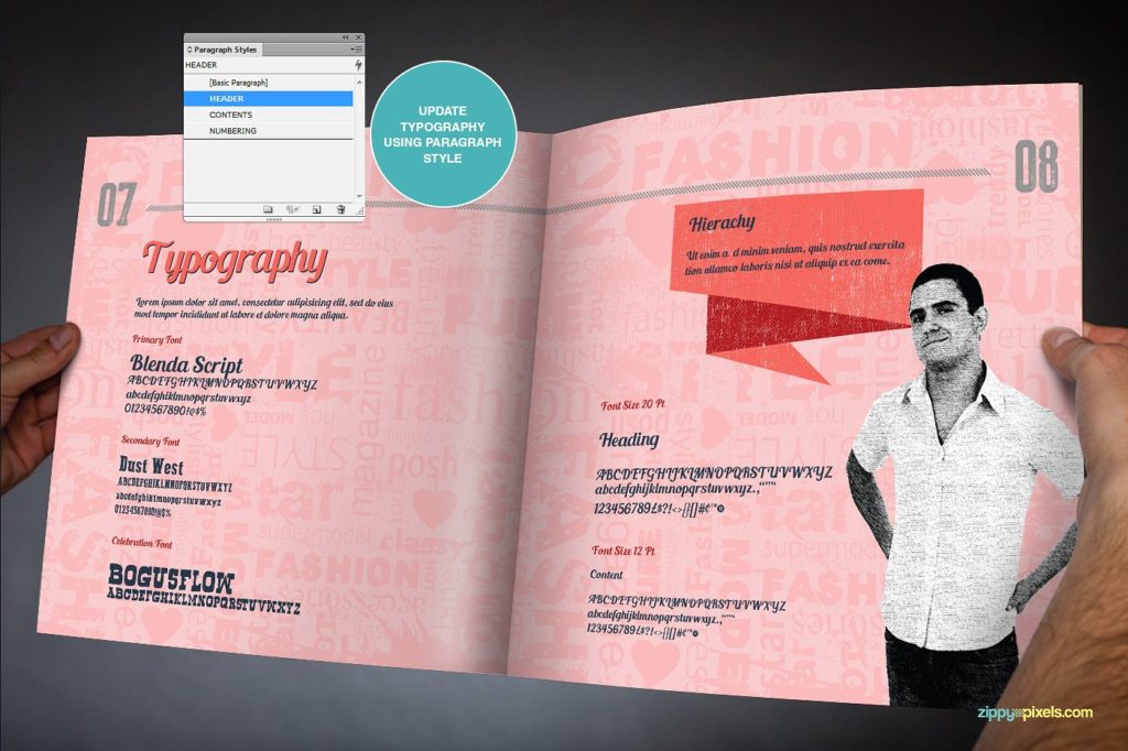 一款复古风画册模版下载[ai,indd,pdf]插图(8)